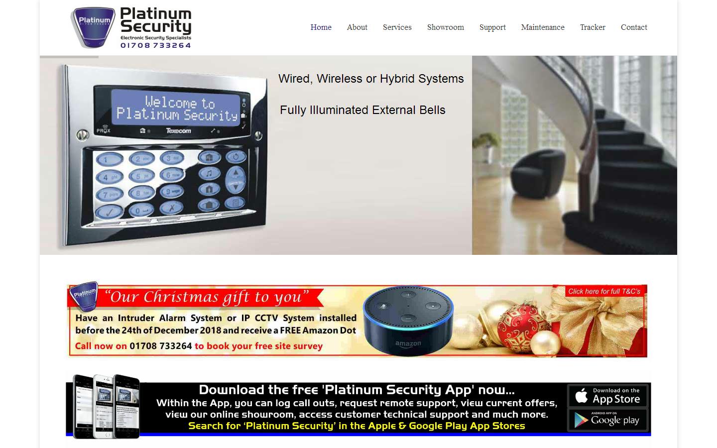 Platinum Security Website