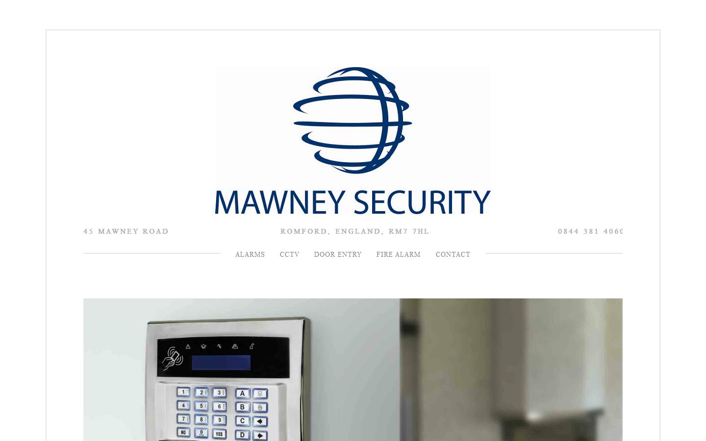 Mawney Security Ltd Website