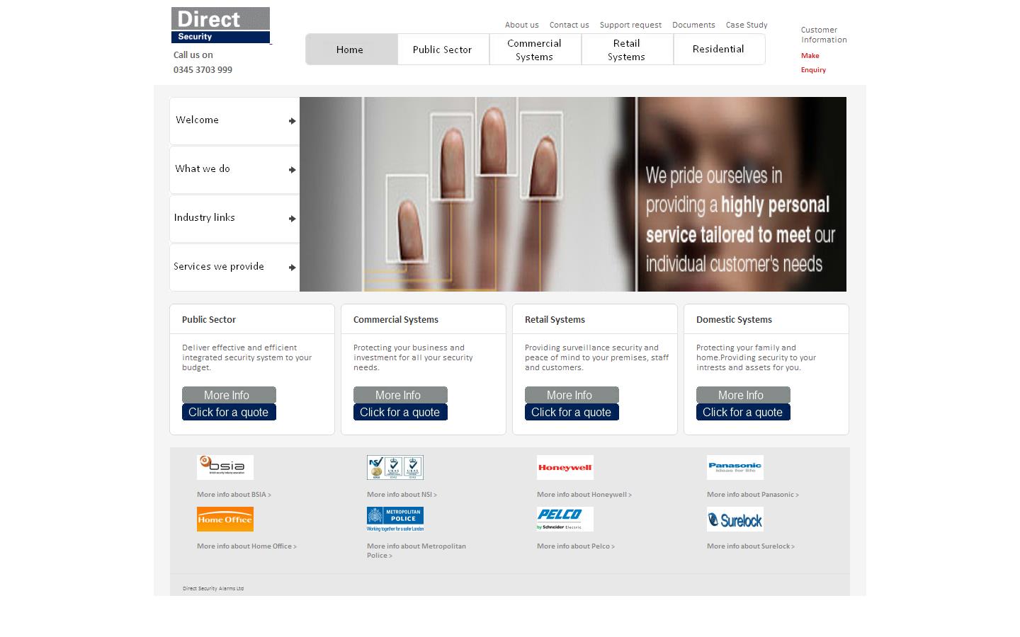 Direct Security Website