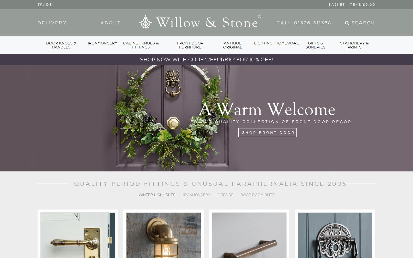 Willow & Stone Website
