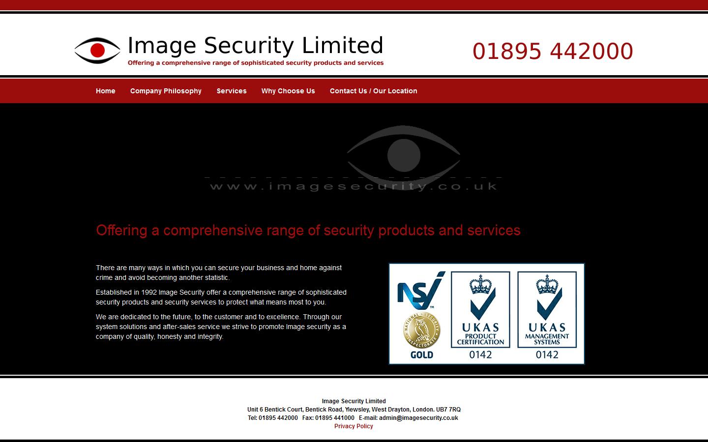 Image Security Ltd Website
