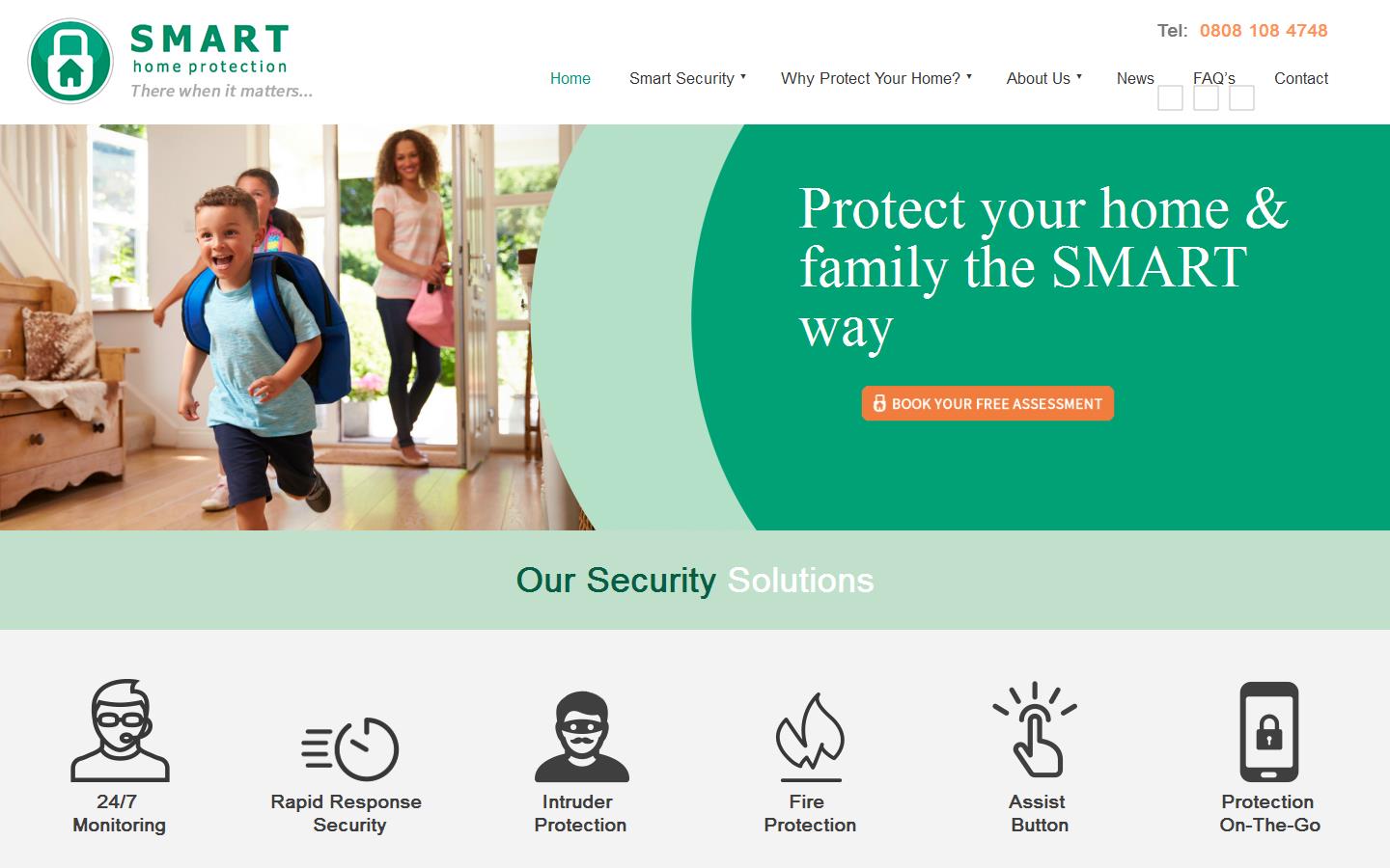Smart Home Protection Ltd Website