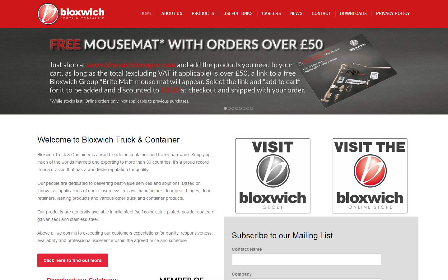 Bloxwich Truck & Container Website