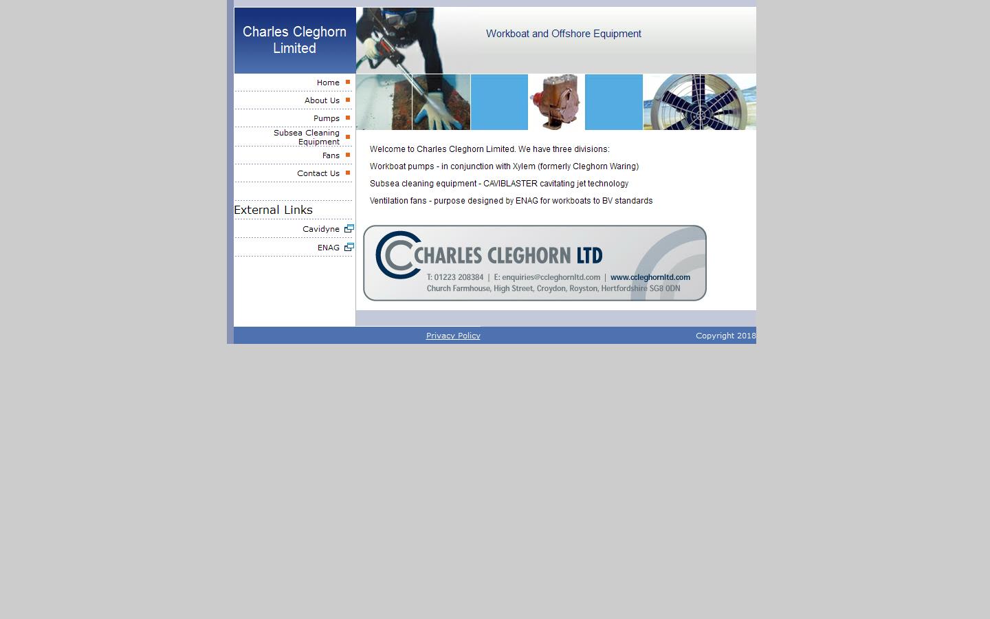 Charles Cleghorn Ltd Website