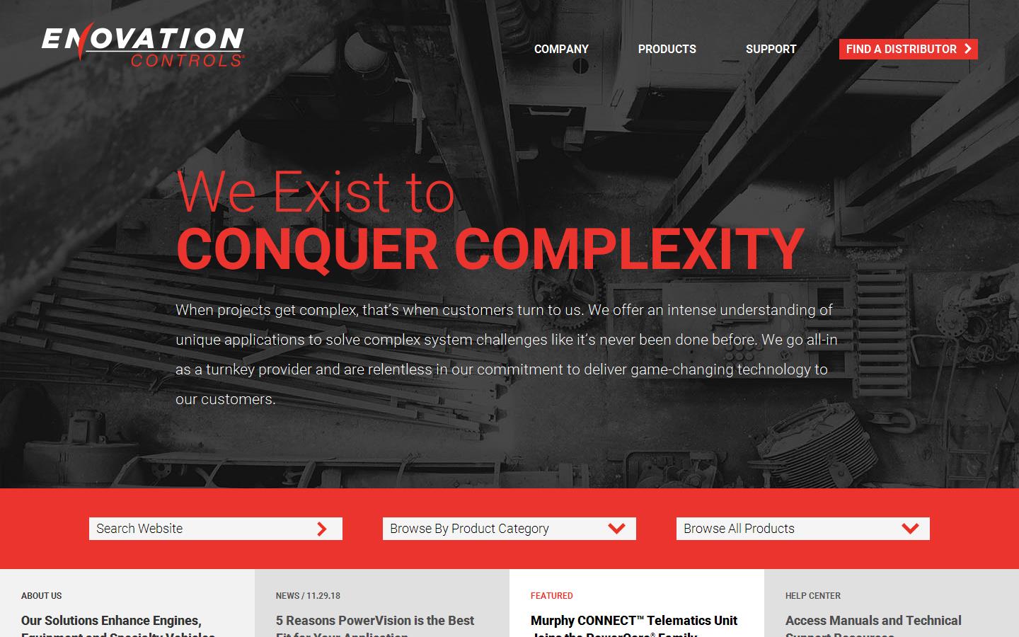 Enovation Controls Website