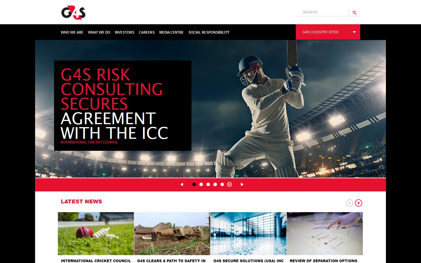 G 4 S Fire Security Website