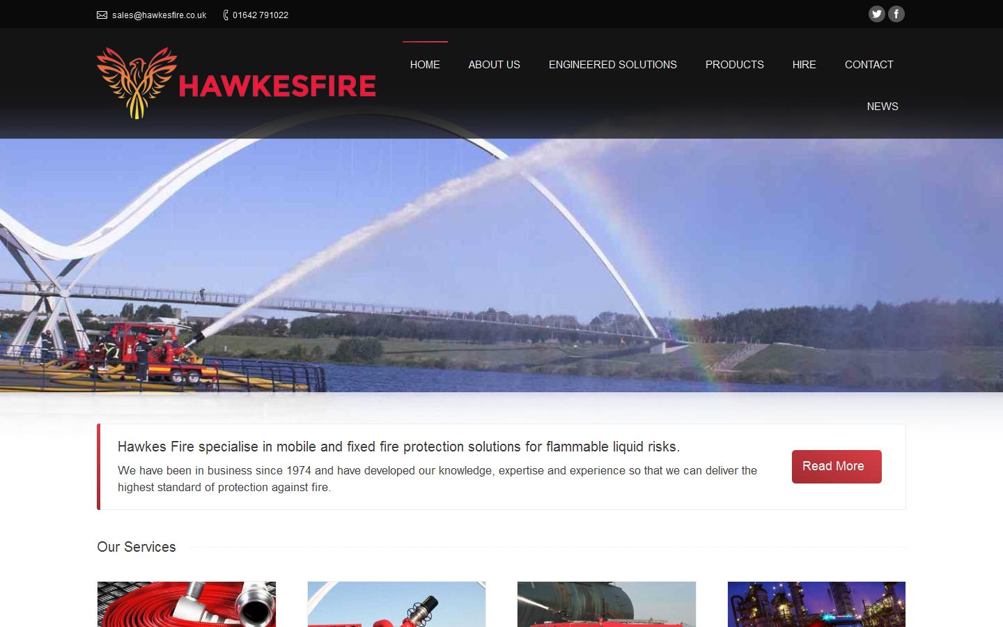 Hawkes Fire Website