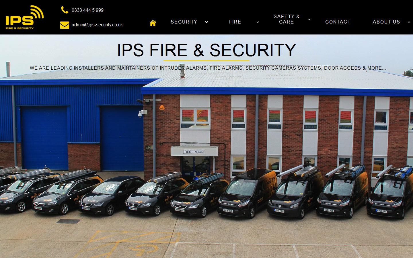 IPS Fire & Security Website