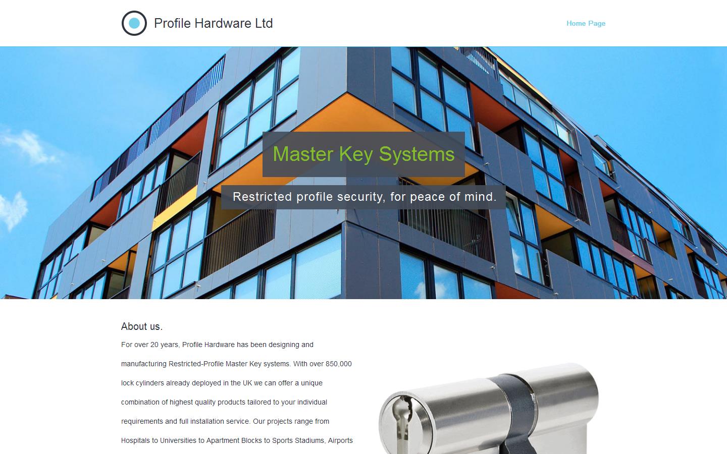 Profile Hardware Ltd Website