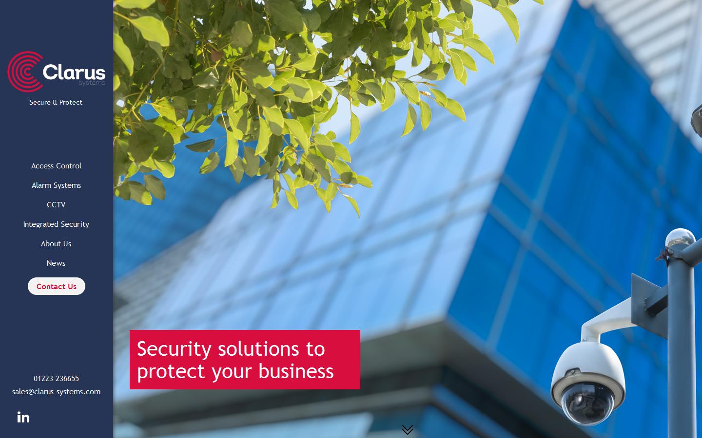 Clarus Systems Ltd Website