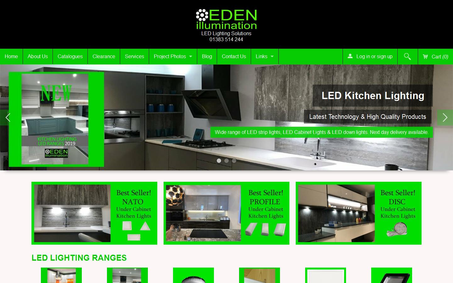 Eden Illumination Ltd Website