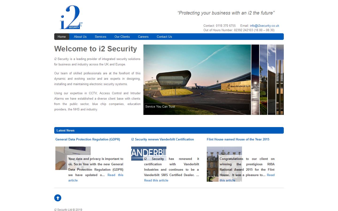i2 Security Website
