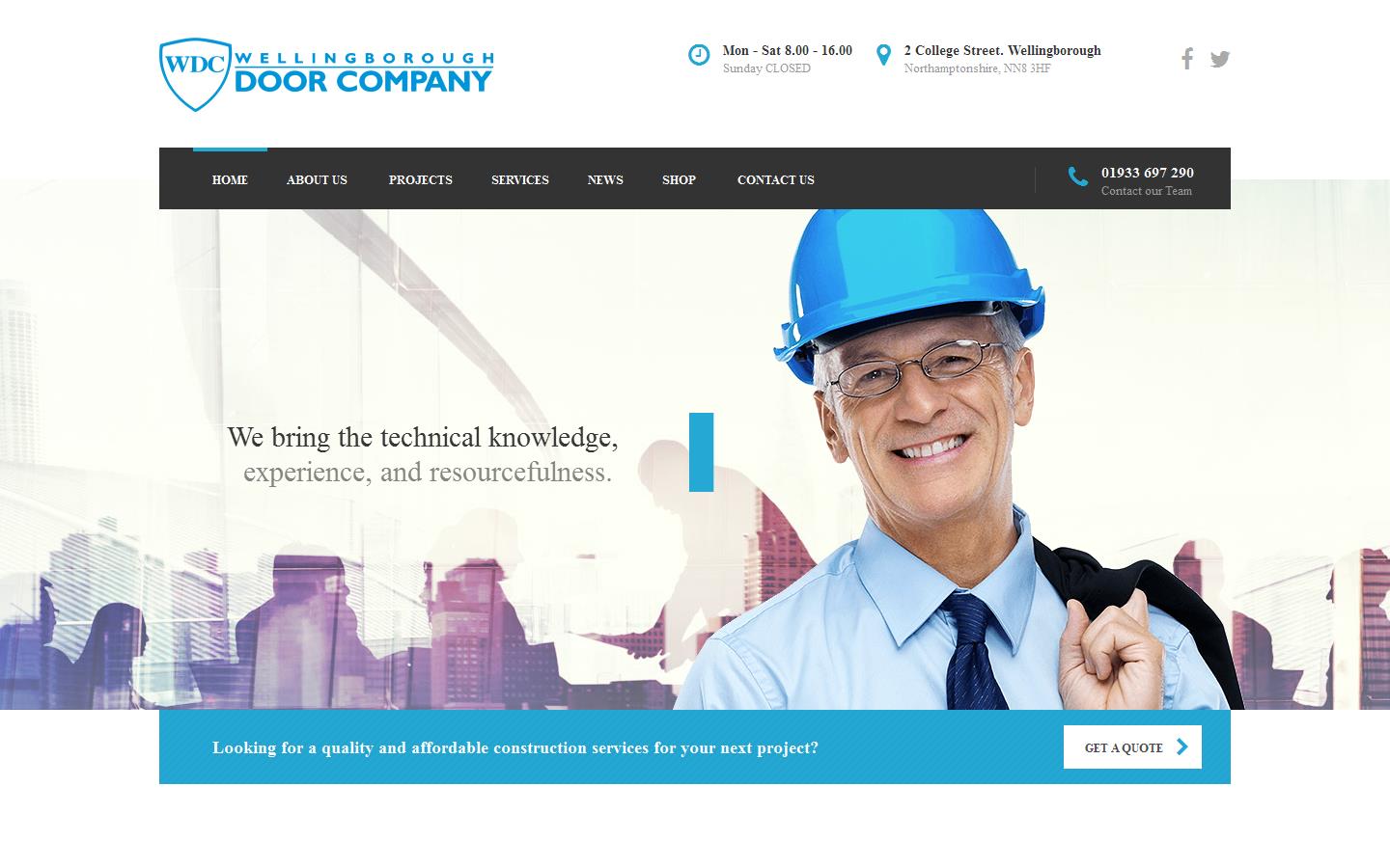 Wellingborough Door Company Website
