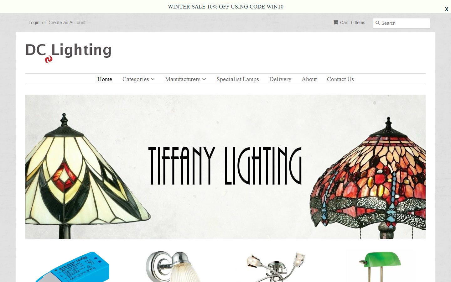 D C Lighting Website
