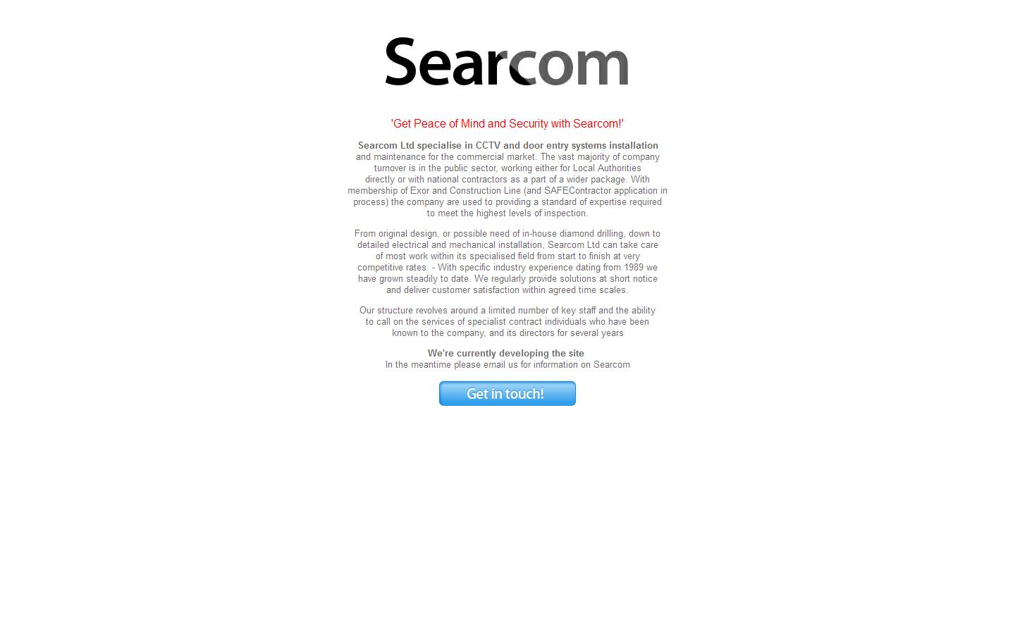 Searcom Ltd Website