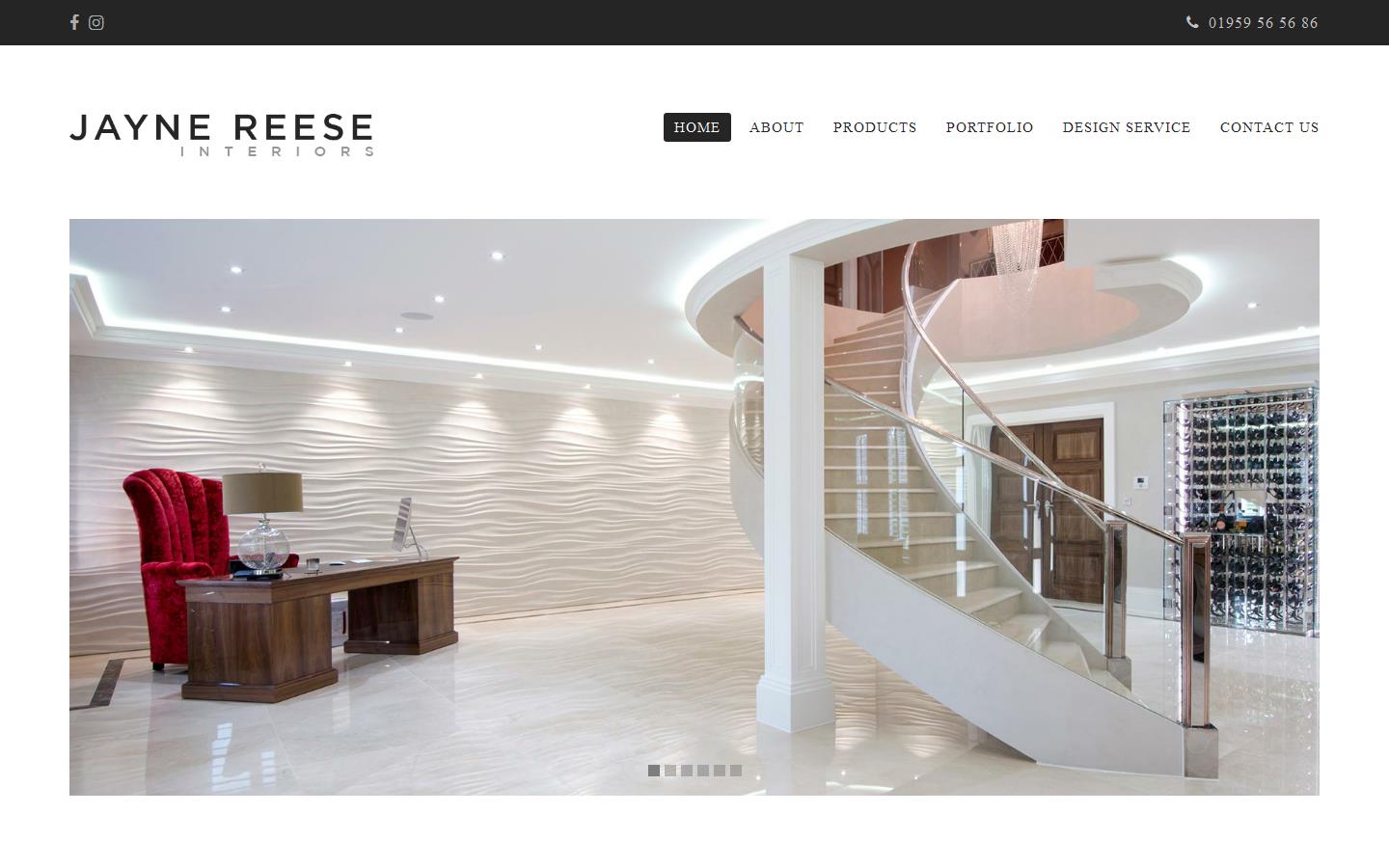 Jayne Reese Interiors Website