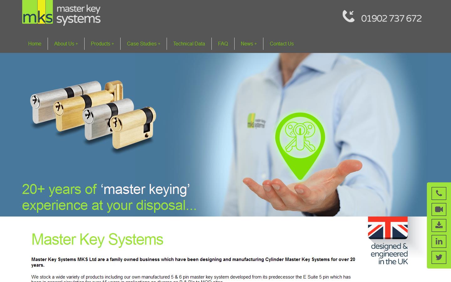 Master Key Systems Ltd Website