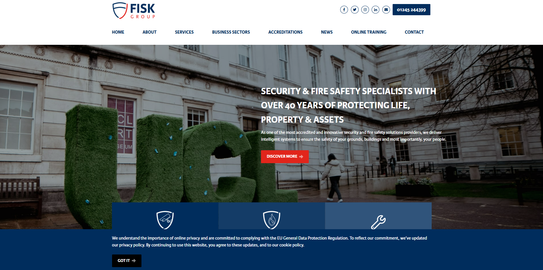 Fisk Fire Group Website