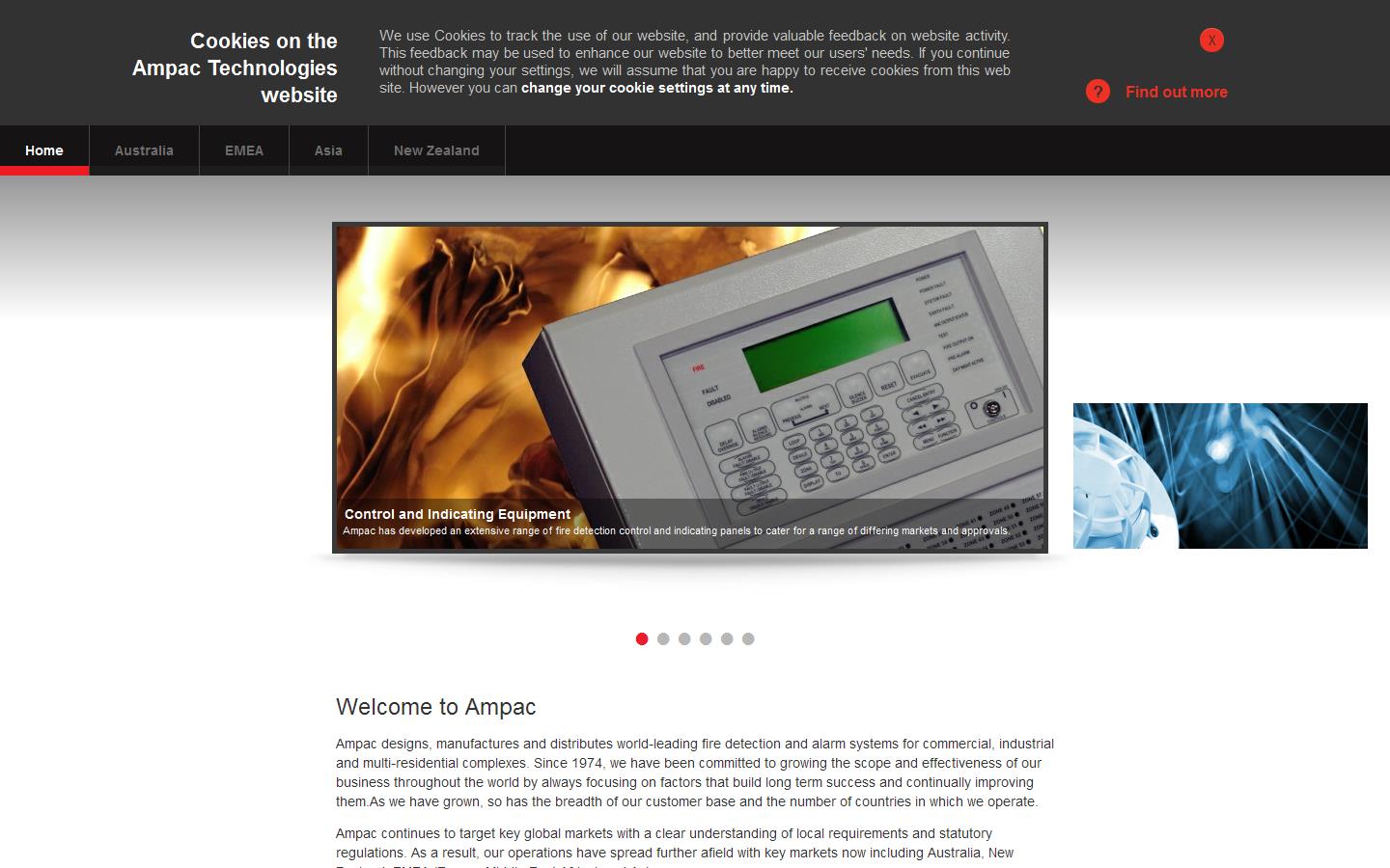 Ampac Europe Ltd Website