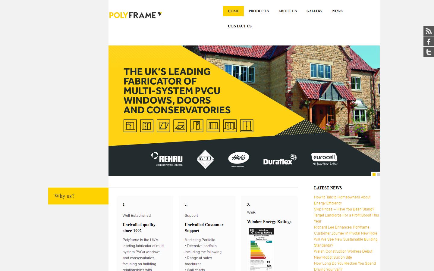 Polyframe Website