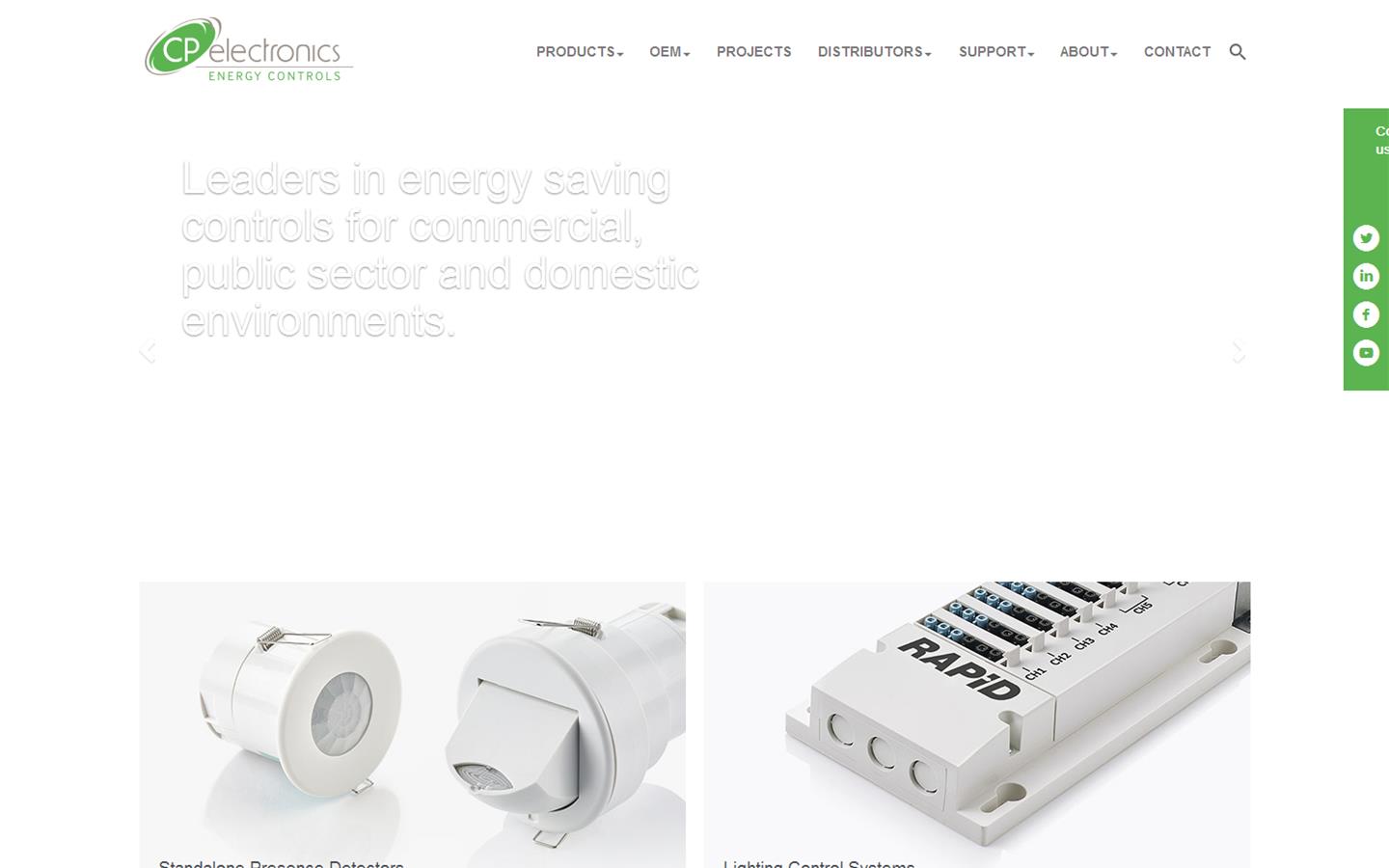 C P Electronics Website