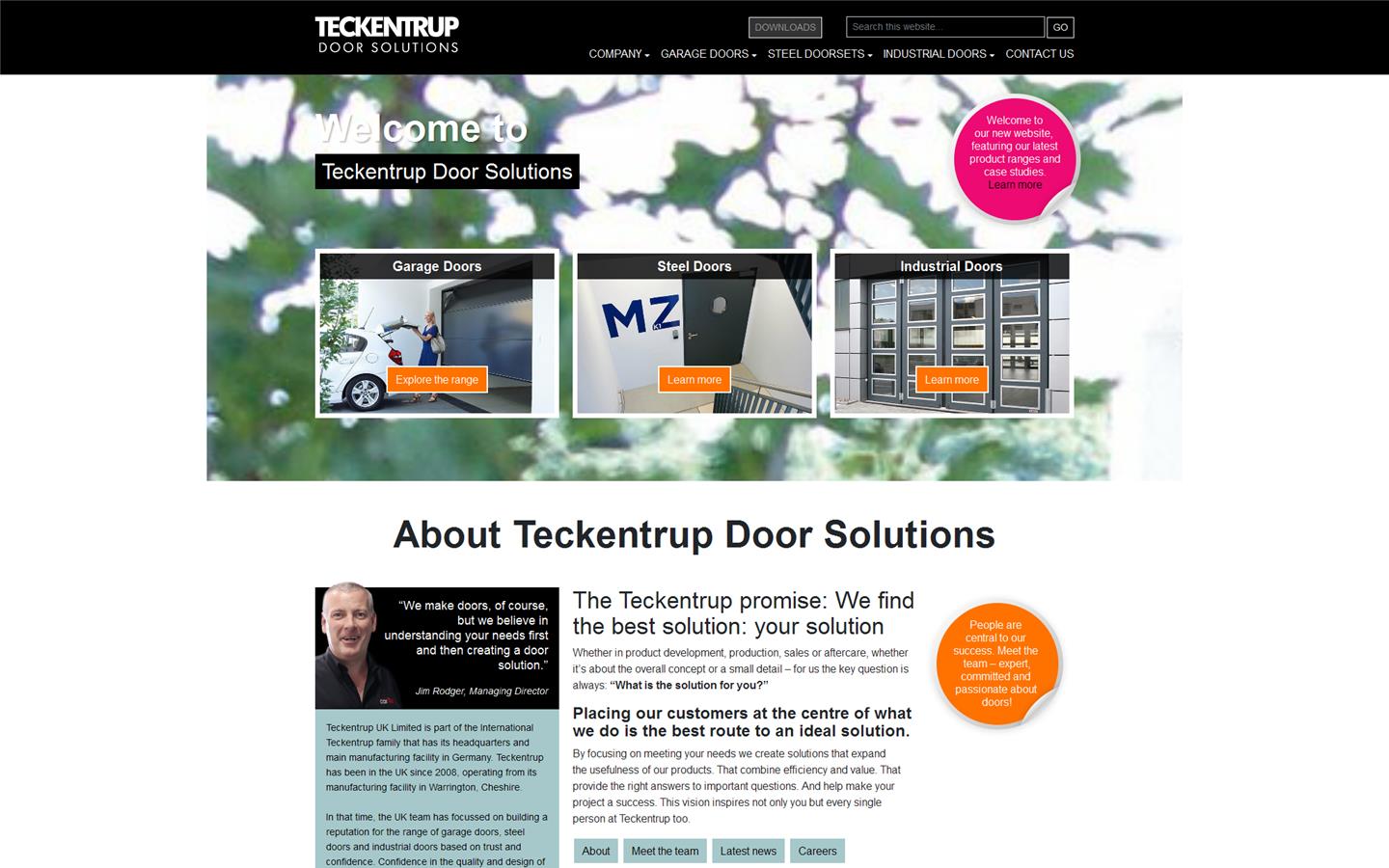 Teckentrup Website