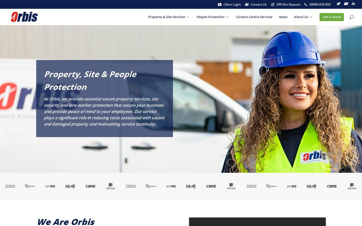 Orbis Property Protection Website