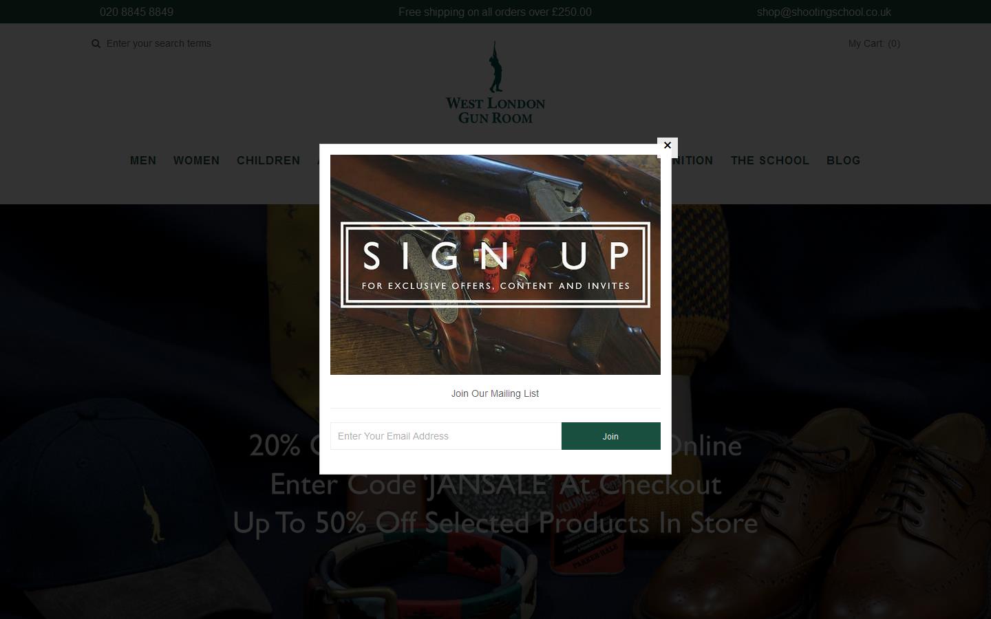 West London Gun Room Website