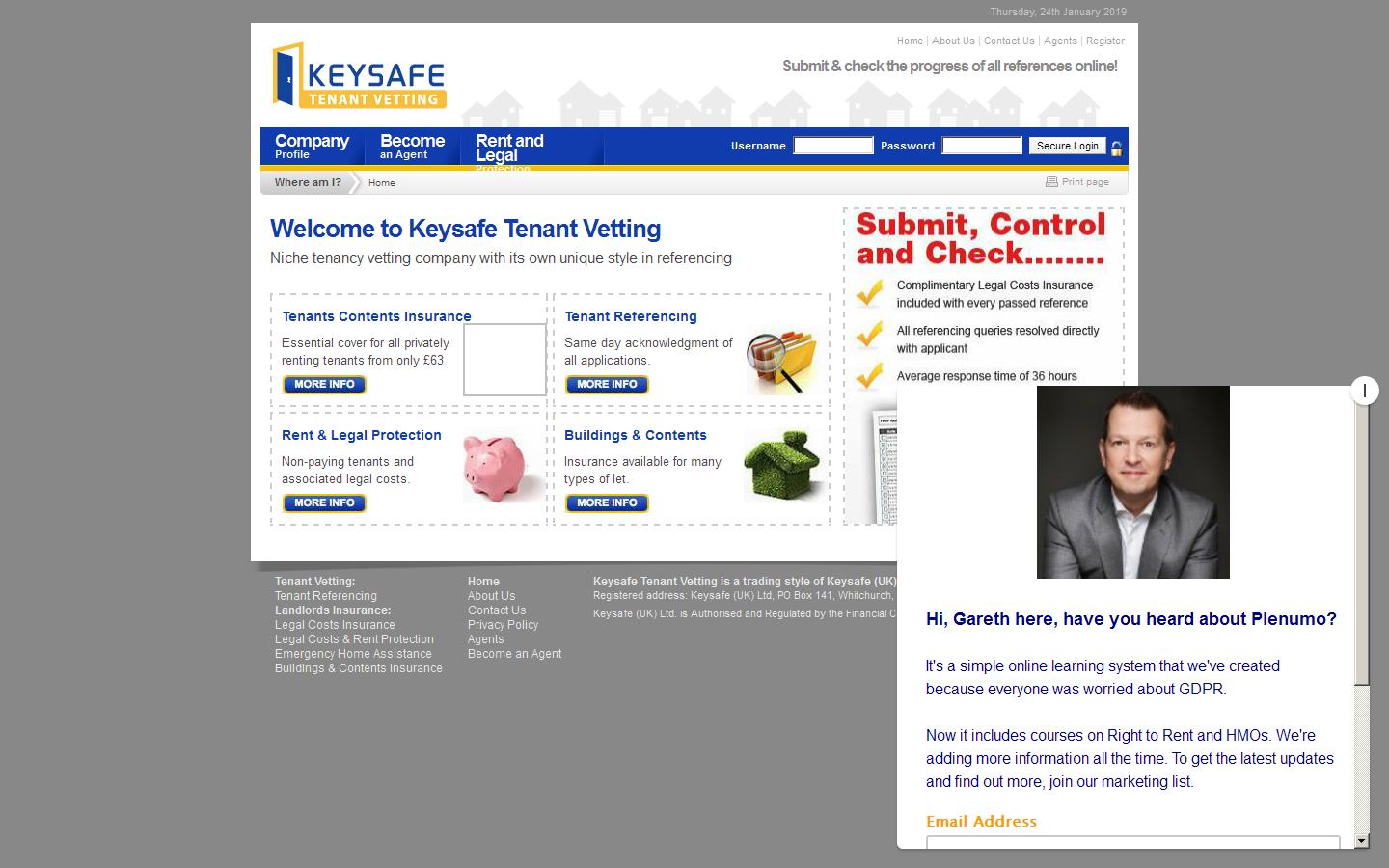 Keysafe UK Ltd Website