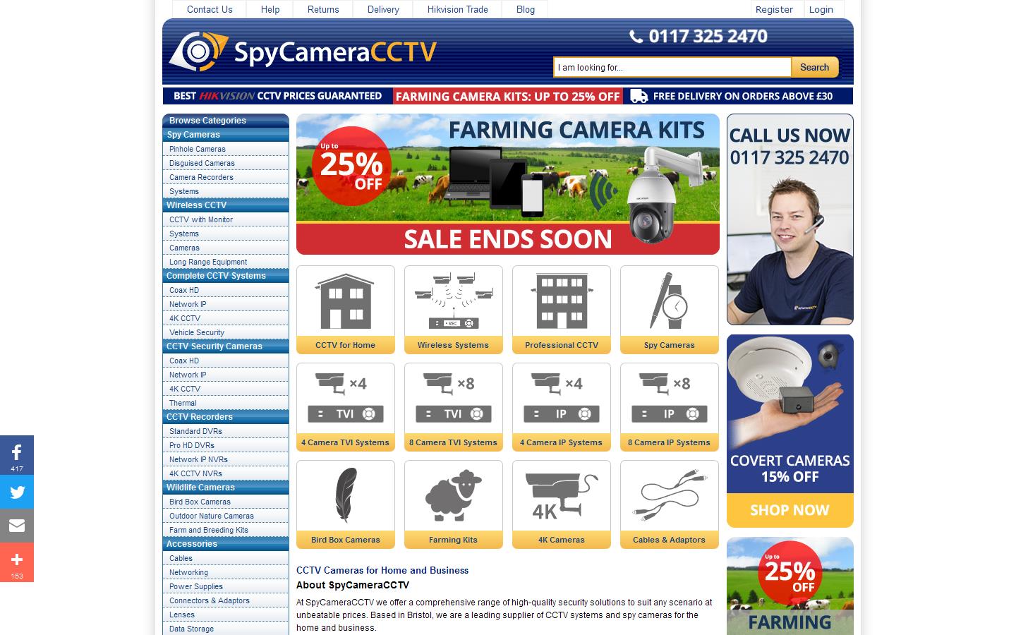 Spy Camera CCTV Website