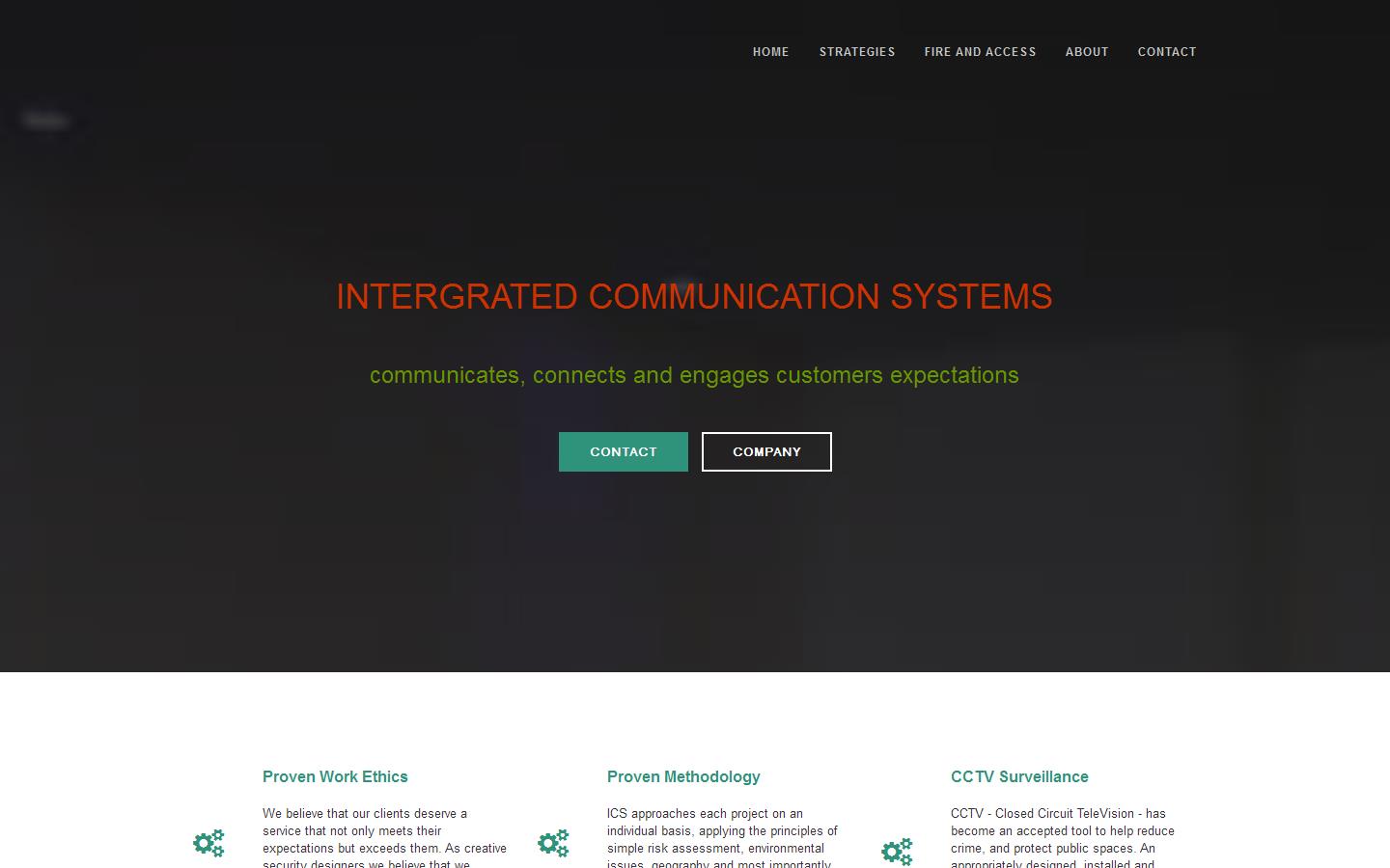 Integrated Communication Systems Website