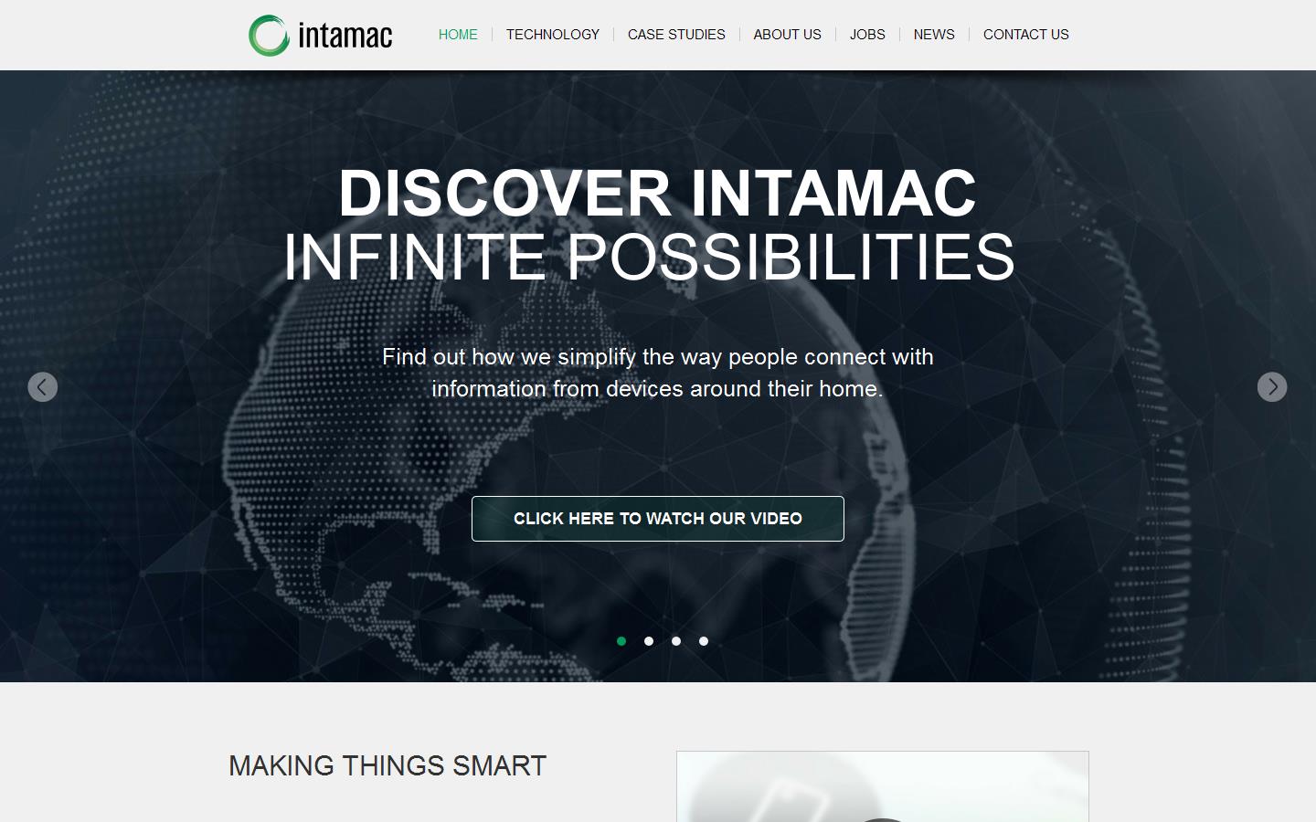 Intamac Systems Ltd Website