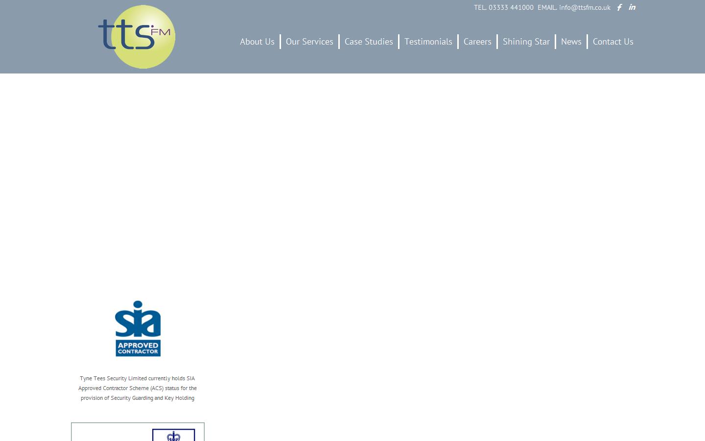 Tyne Tees Security Website