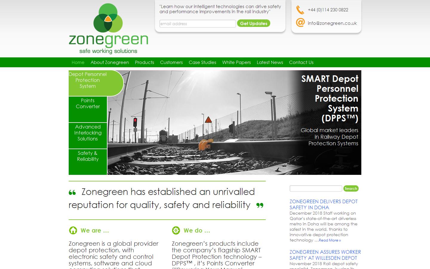 Zonegreen Website