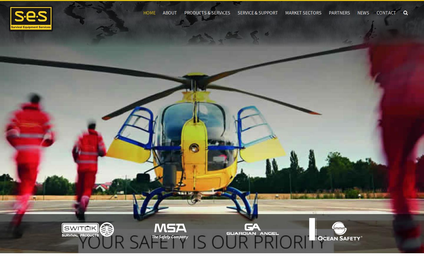 Survival Equipment Services Website