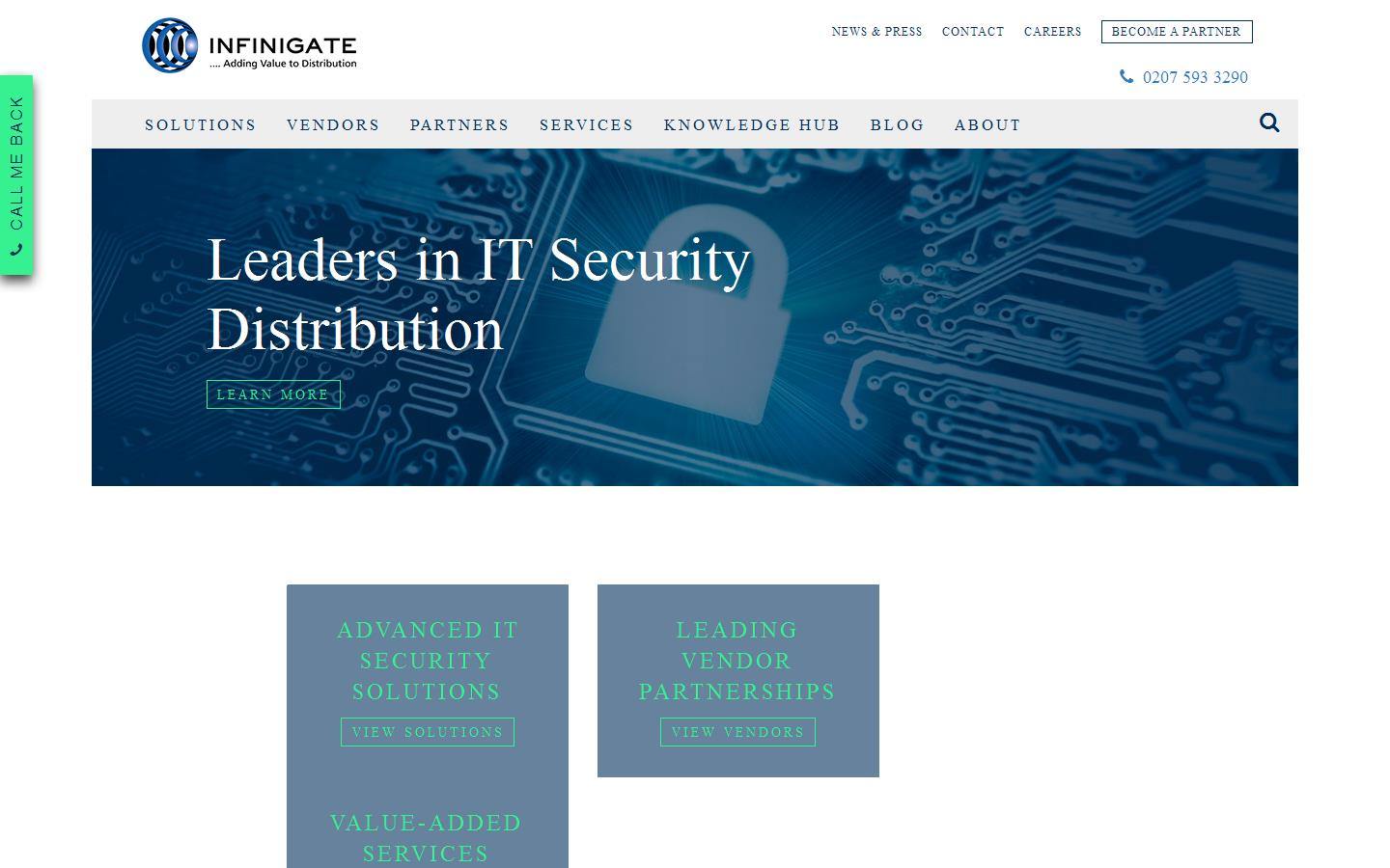 Infinigate Website