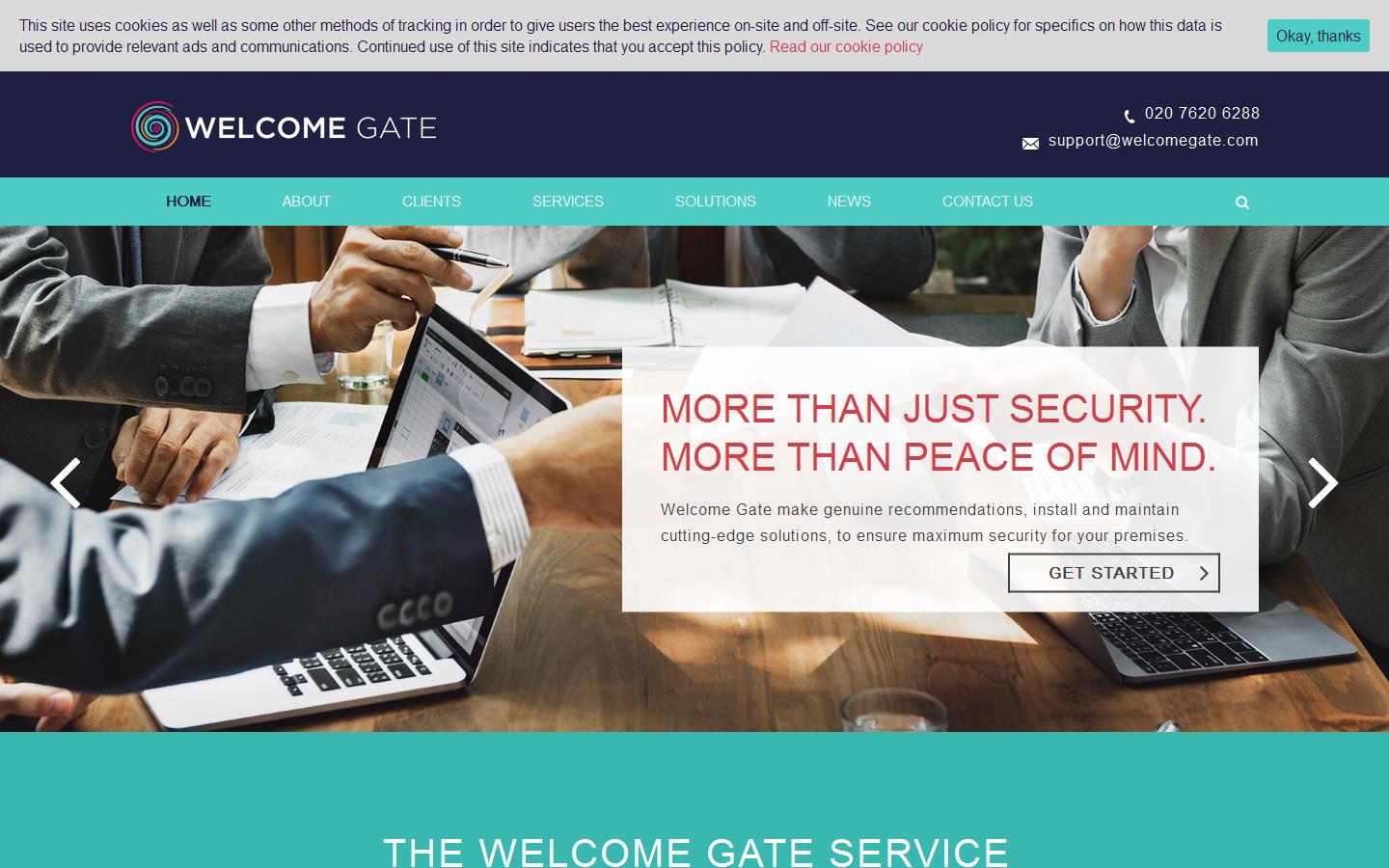 Welcome Gate Website