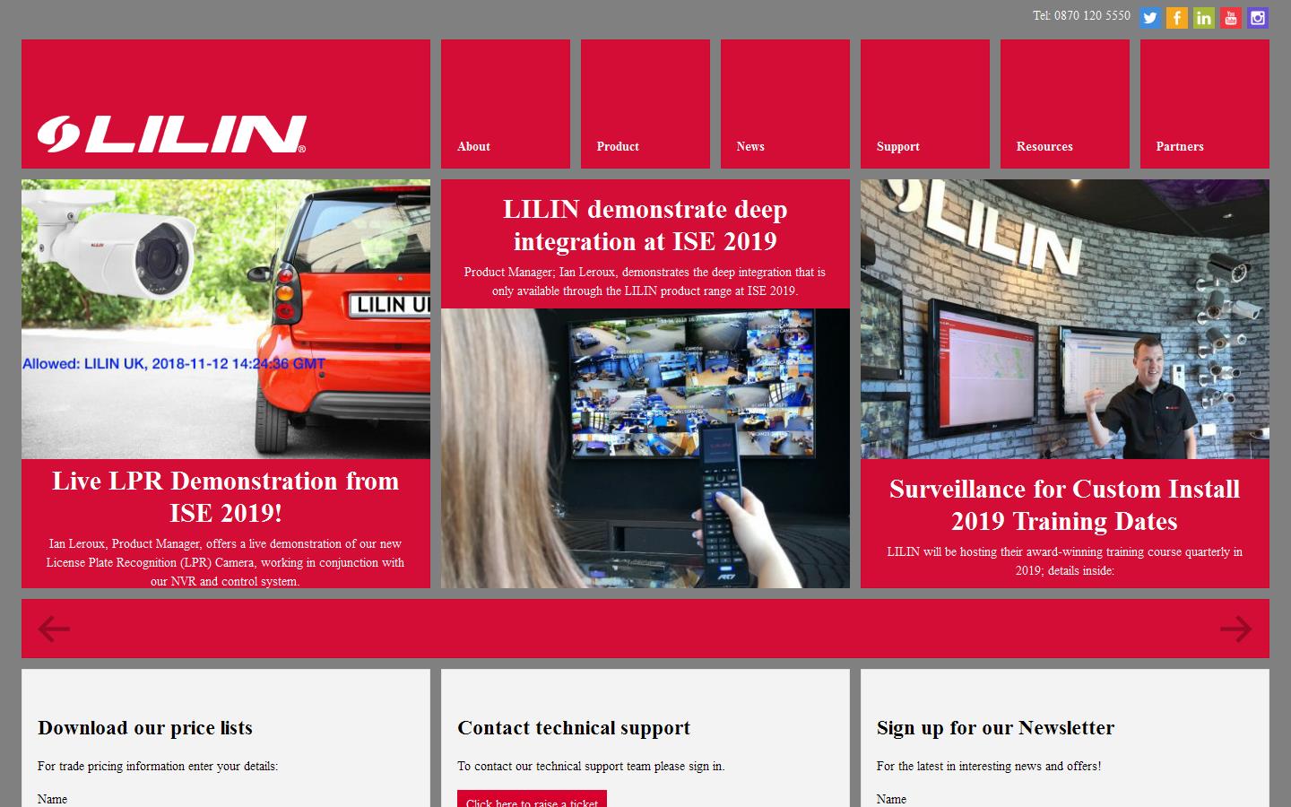 Merit Lilin UK Ltd Website
