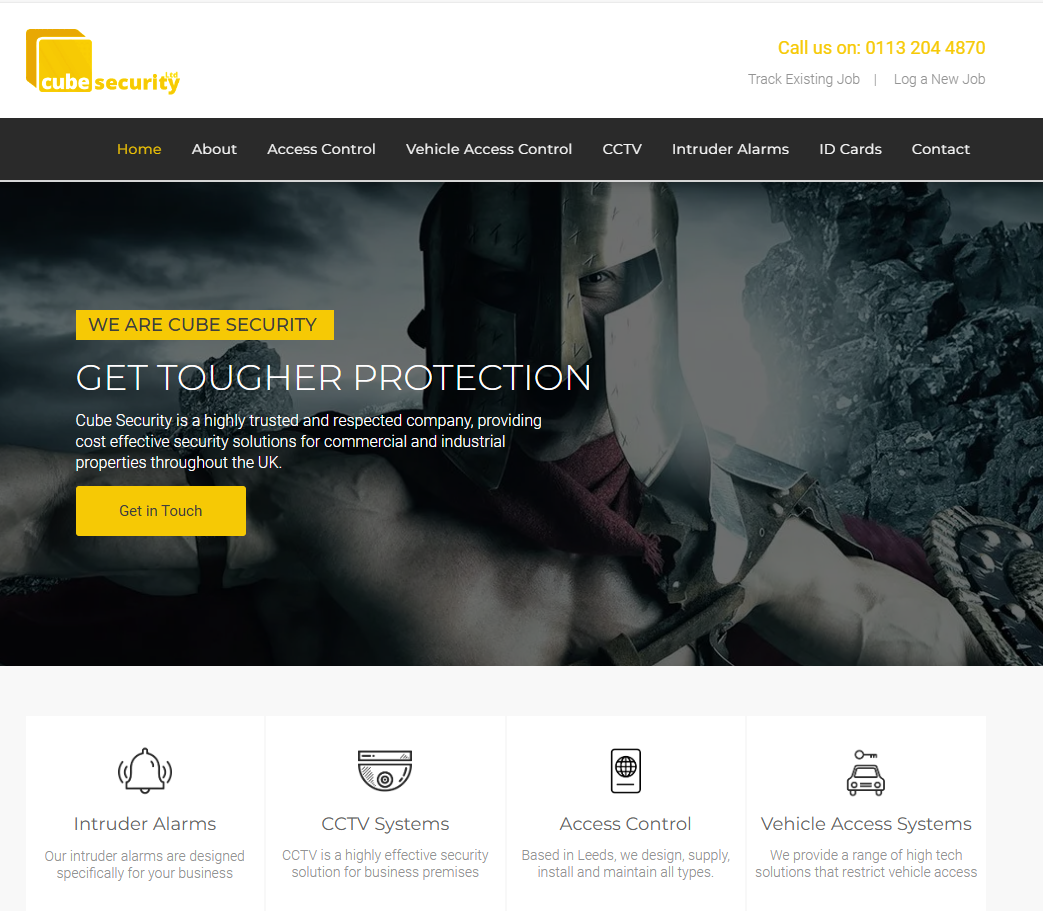 Cube Security Ltd Website