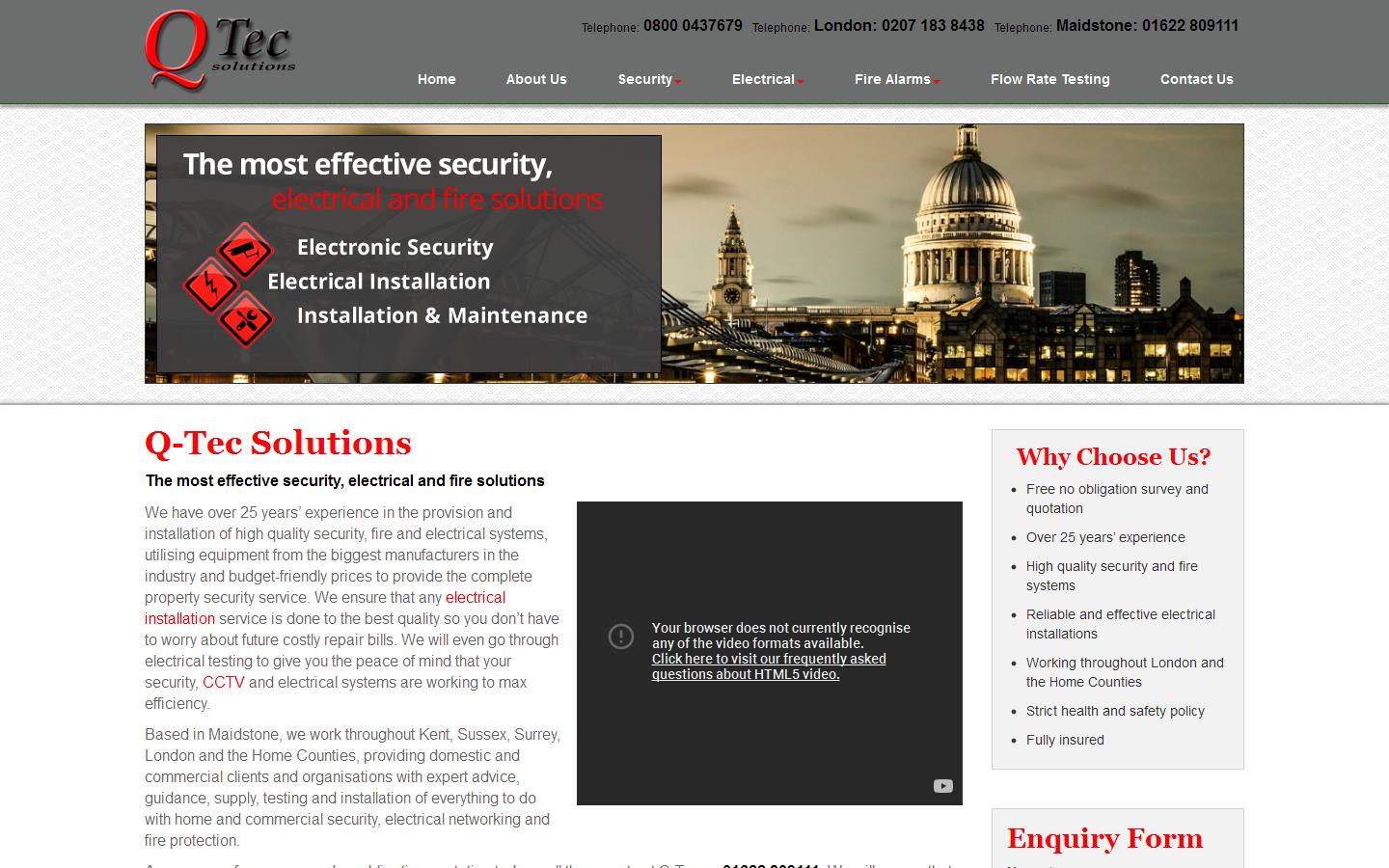 Q Tec Solutions Ltd Website