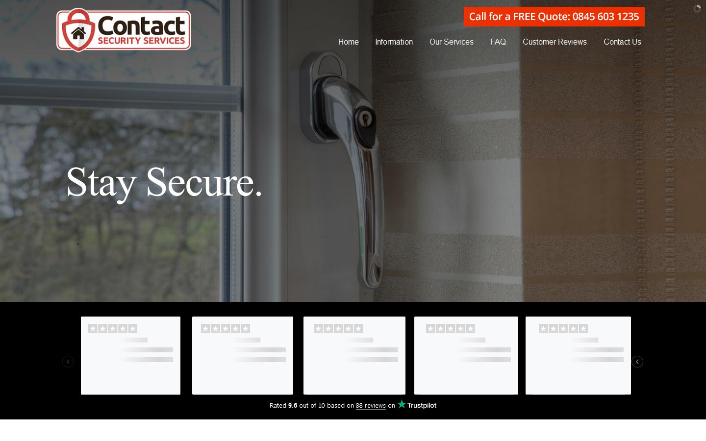 Contact Security Services Ltd Website