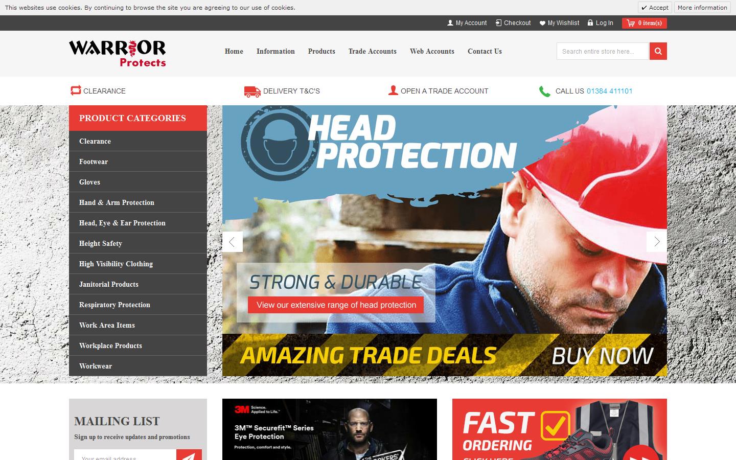 Main Man Supplies Website