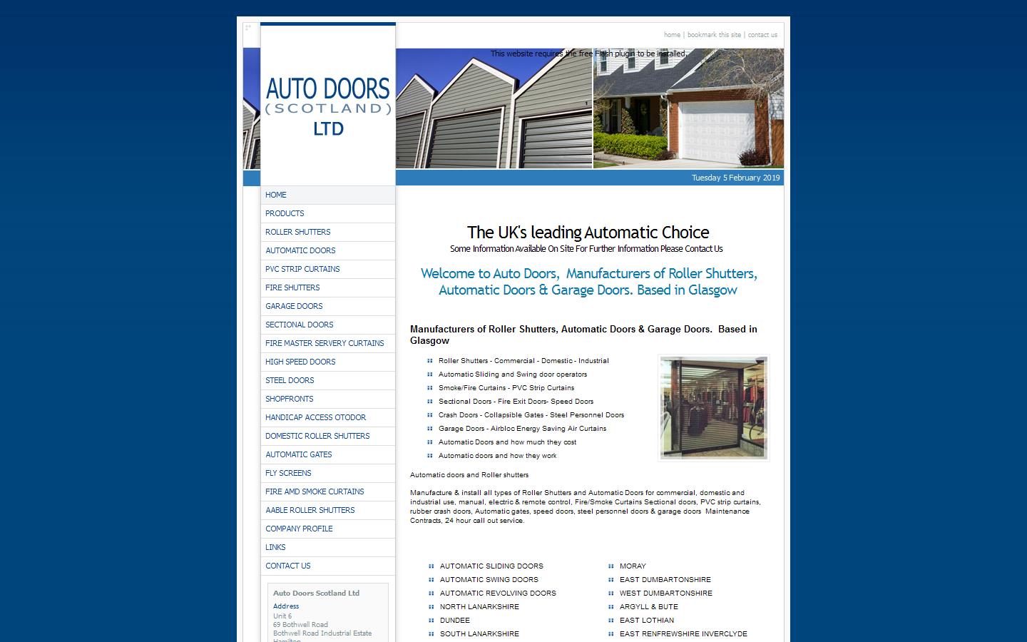 Autodoors Scotland Website