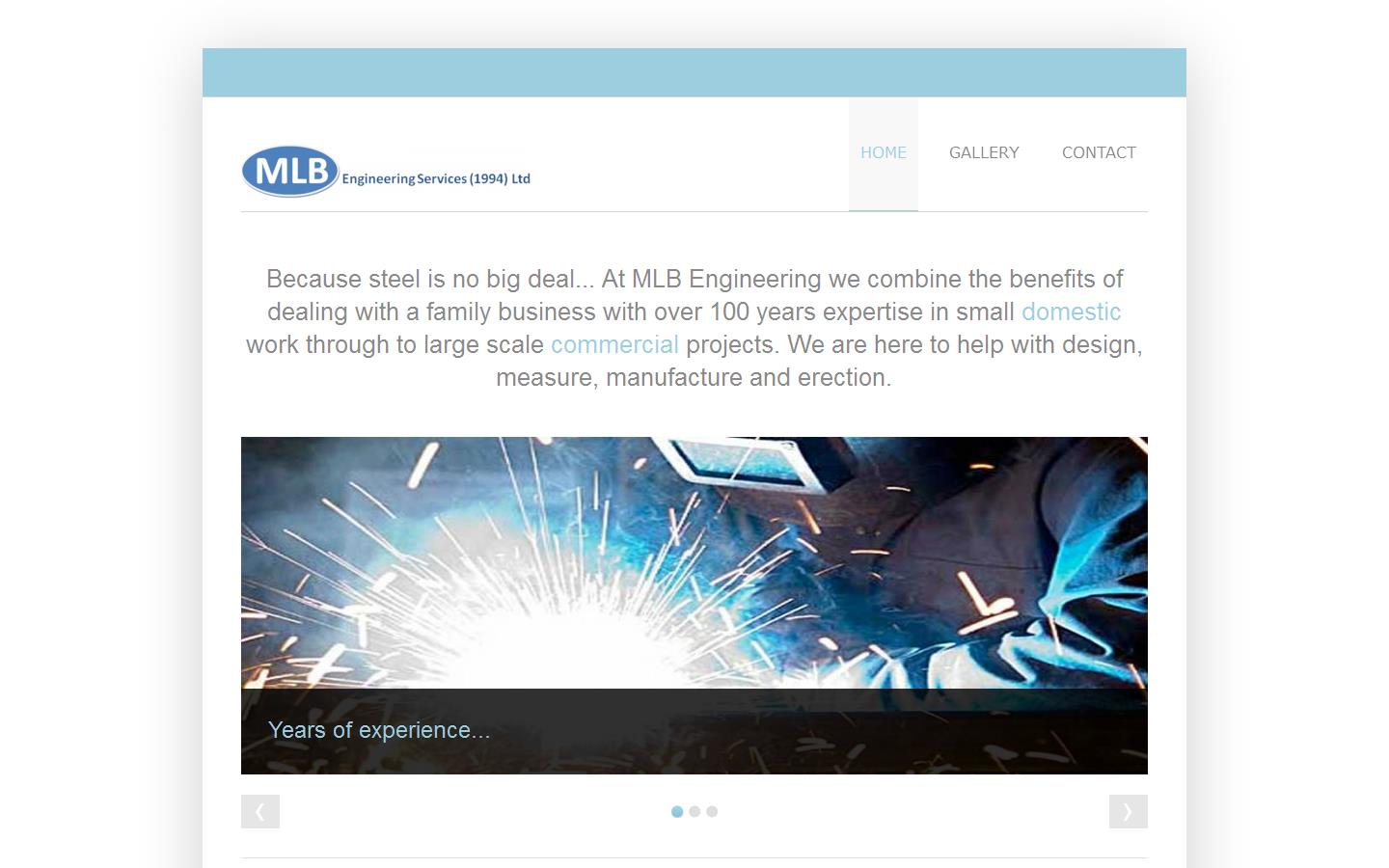 M L B Engineering Services 1994 Ltd Website