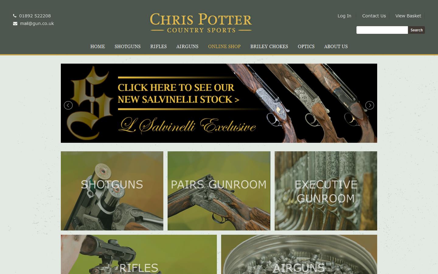 Chris Potter Country Sports Website