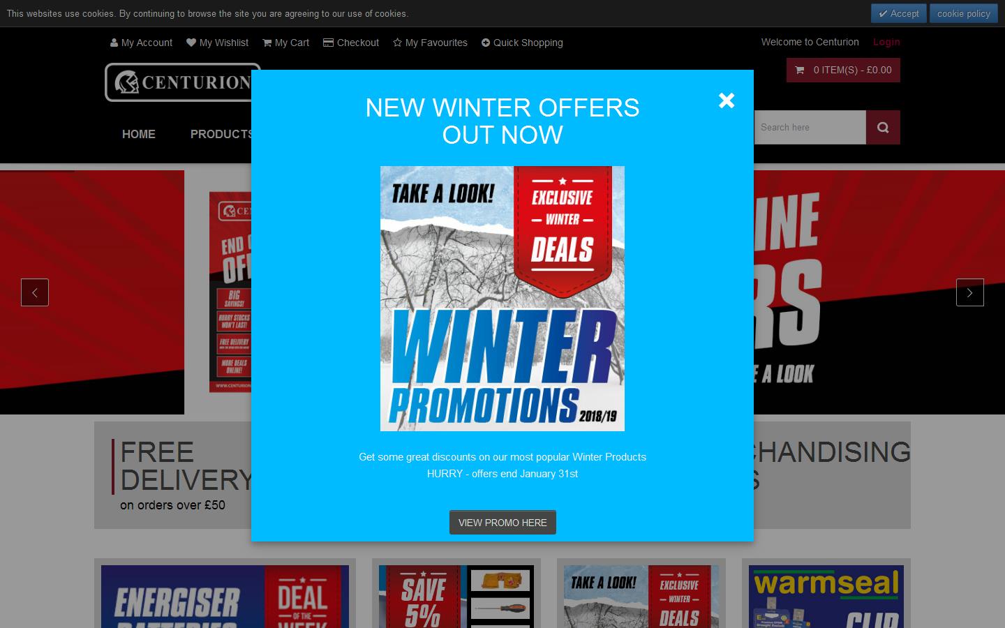 Centurion Europe Website