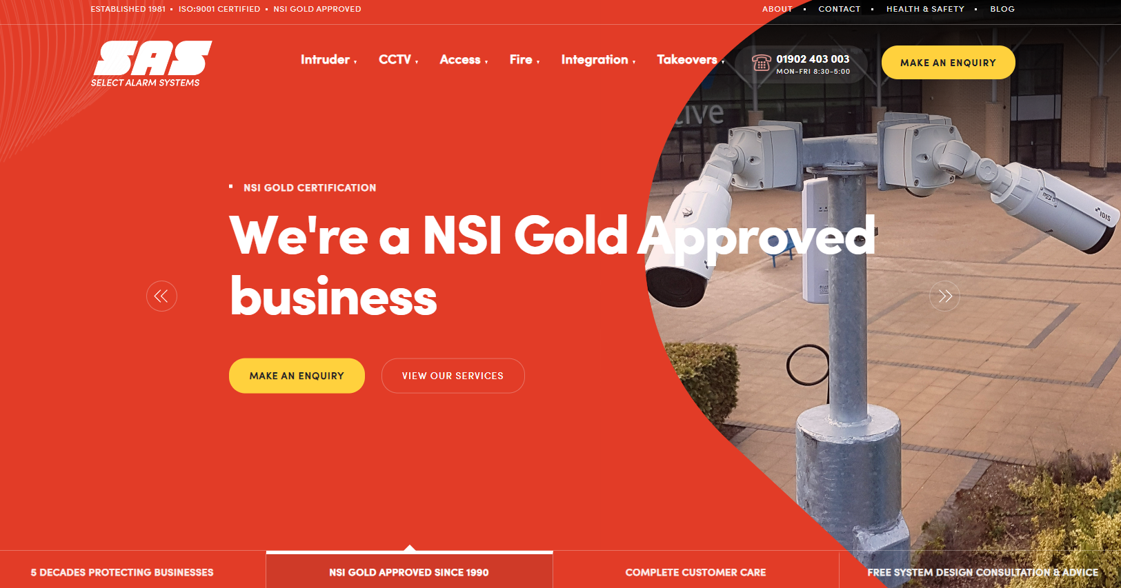 Select Alarm Systems Website