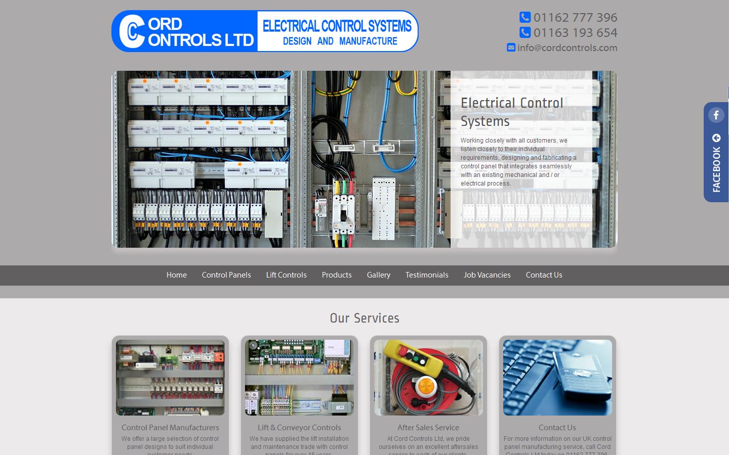 Cord Controls Ltd Website