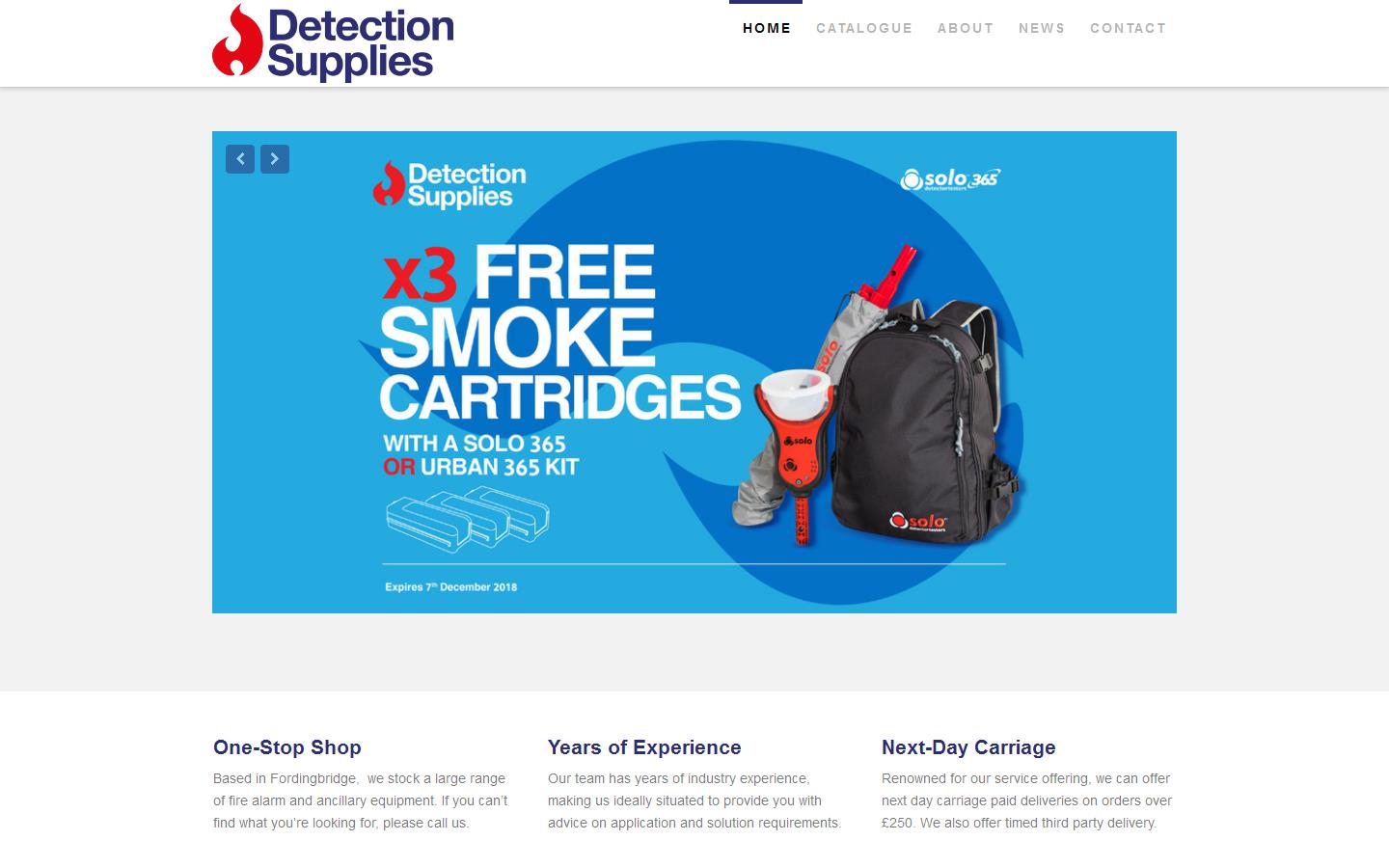 Detection Supplies Website
