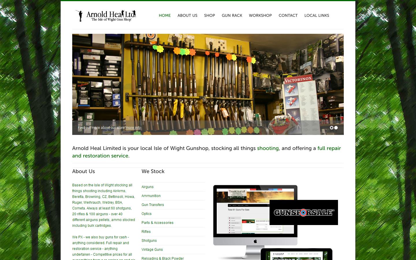 Arnold Heal Ltd Website